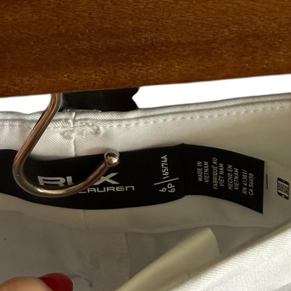 Ralph Lauren RLX Performance 5-Pocket Stretch Twill White Pant Size 6P - Picture 9 of 11